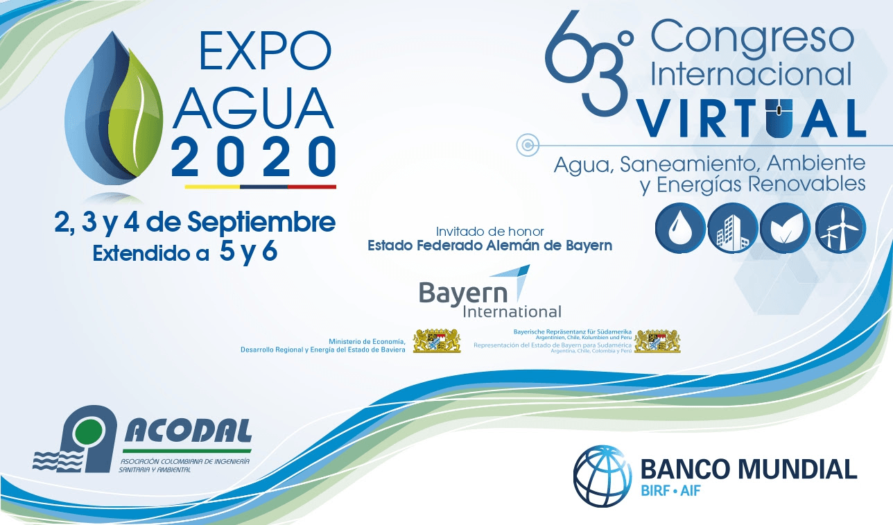 63º Congresso Internacional Virtual de Água, Saneamento, Meio Ambiente e Energias Renováveis - EXPO ÁGUA 2020